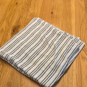 Copper Pearl Striped gray and White swaddle